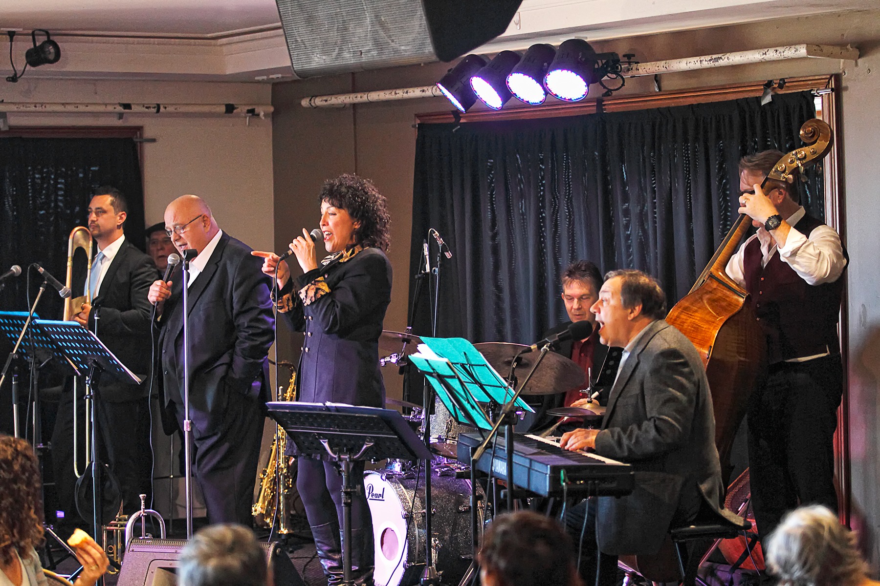 Ruby Page and the Jazztet performing live at the Dream Serenades CD launch