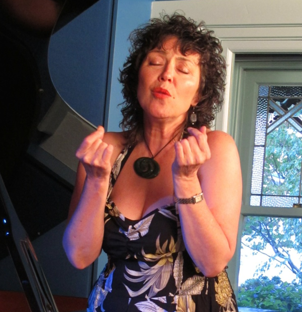 Ruby Page singing during the Dream Serenades recording period